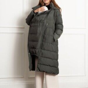 Seraphine - Monika | Belted Maternity & Babywearing Puffer Coat - LIKE NEW